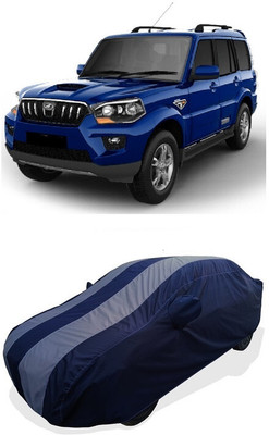 Coxtor Car Cover For Mahindra Scorpio S2 7 Seater (With Mirror Pockets)(Grey)