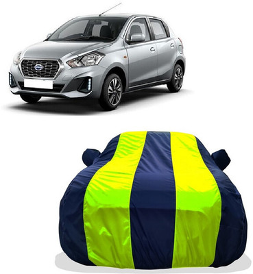 Tricway Car Cover For Datsun Go (With Mirror Pockets)(Yellow)