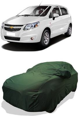 QLAX Car Cover For Maruti UVA (With Mirror Pockets)(Green)