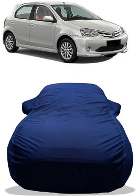 Wegather Car Cover For Toyota Etios Liva GD (With Mirror Pockets)(Blue)