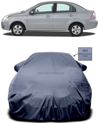 Furious3D Car Cover For Chevrolet Aveo (With Mirror Pockets)(Grey)