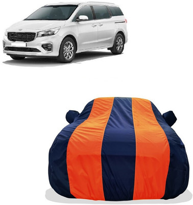 Tricway Car Cover For Kia Carnival Premium 8 STR Diesel (With Mirror Pockets)(Orange)
