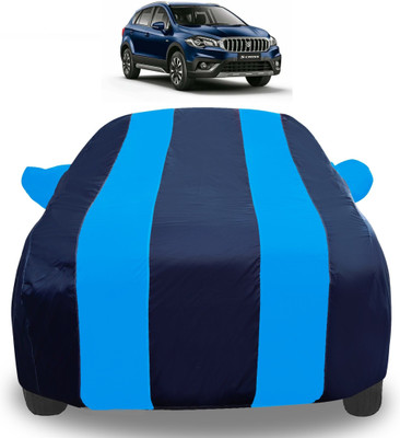 Amanzo Car Cover For Kia SELTOS (With Mirror Pockets)(Blue)