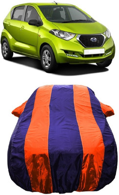 Wegather Car Cover For Datsun Redi-Go S Petrol (With Mirror Pockets)(Orange)