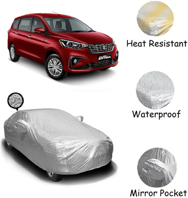 AUTOFIT Car Cover For Maruti Suzuki Ertiga (With Mirror Pockets)(Silver, For 2018 Models)