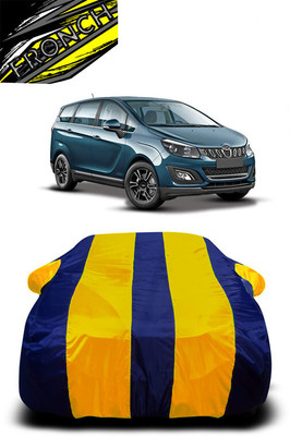 FRONCH Car Cover For Mahindra Marazzo (With Mirror Pockets)(Yellow, Blue)