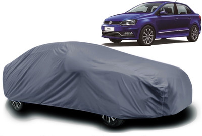 XOCAVO Car Cover For Volkswagen Ameo (With Mirror Pockets)(Grey)