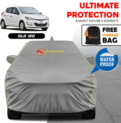 AUTOMOZEXO Car Cover For Hyundai i20, i20 Active, i20 Asta, i20 ERA, i20 Magna, i20 Sportz (With Mirror Pockets)(Grey)