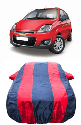 Wegather Car Cover For Chevrolet Spark (With Mirror Pockets)(Red)