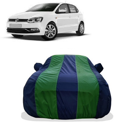 Tricway Car Cover For Volkswagen Polo 1.5 TDI Highline Plus Diesel (With Mirror Pockets)(Green)