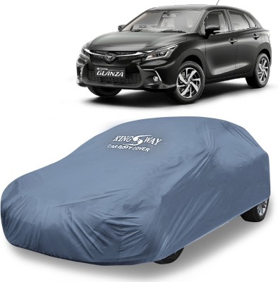 Kingsway Car Cover For Toyota Glanza (Without Mirror Pockets)(Grey, For 2022, 2023, 2024 Models)