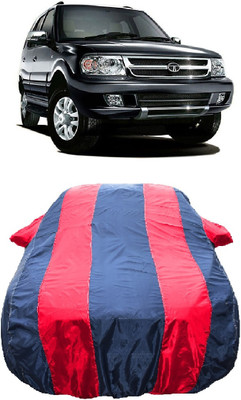 Wegather Car Cover For Tata Safari VTT EX (With Mirror Pockets)(Red)