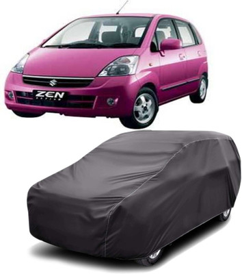 Proractive Car Cover For Maruti Suzuki Zen Estilo (Without Mirror Pockets)(Grey)