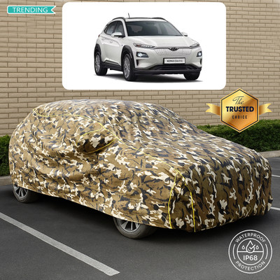 PAGORA Car Cover For Hyundai Kona (With Mirror Pockets)(Yellow, Multicolor)