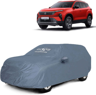 Kingsway Car Cover For Tata Harrier (With Mirror Pockets)(Grey, For 2023, 2024 Models)
