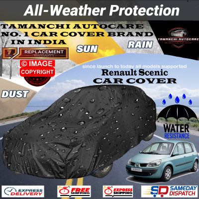 Tamanchi Autocare Car Cover For Renault Scenic(Black)