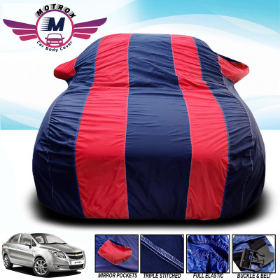 MoTRoX Car Cover For Maruti Suzuki Ertiga (With Mirror Pockets)(Red, Blue)
