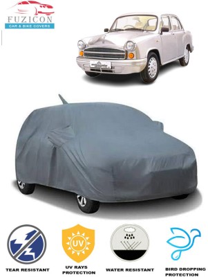 FUZICON Car Cover For HM Ambassador Grand (With Mirror Pockets)(Grey)