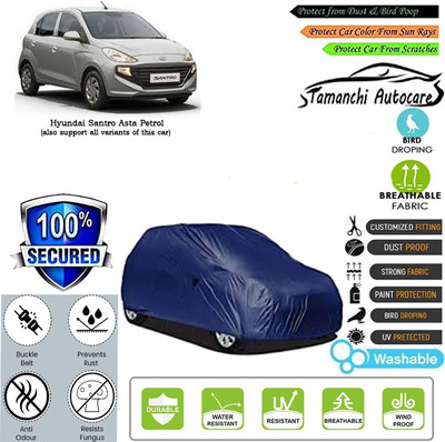Tamanchi Autocare Car Cover For Hyundai Santro Asta Petrol(Blue)