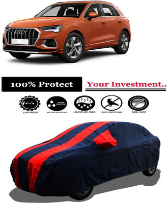Amexride Car Cover For Audi Q3 (With Mirror Pockets)(Red)