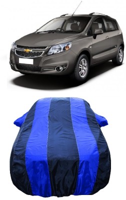 Wegather Car Cover For Chevrolet Sail Hatchback 1.3 TCDi (With Mirror Pockets)(Blue)