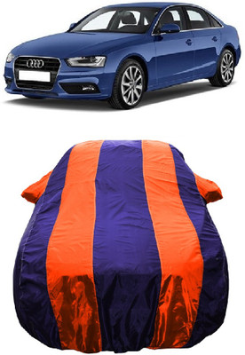 Wegather Car Cover For Audi A4 35 TFSi Premium (With Mirror Pockets)(Orange)