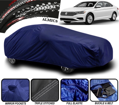 ALMICS Car Cover For Volkswagen Jetta (With Mirror Pockets)(Blue)