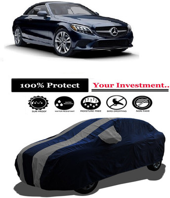 Amexride Car Cover For Mercedes Benz C-Class C300 Cabriolet Petrol (With Mirror Pockets)(Grey)