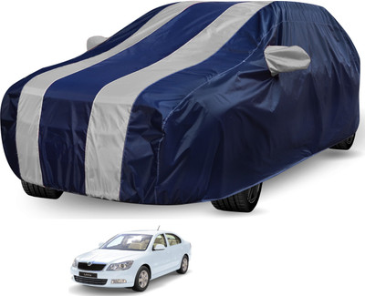 Auto Hub Car Cover For Skoda Laura (Without Mirror Pockets)(Black, Grey)