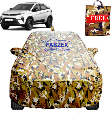 FABZEX Car Cover For Tata Nexon (With Mirror Pockets)(Multicolor, For 2024 Models)
