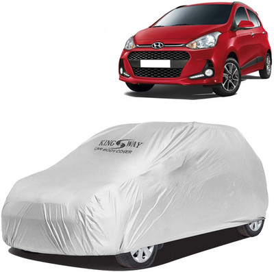 Kingsway Car Cover For Hyundai Grand i10 (Without Mirror Pockets)(Silver, For 2017, 2018, 2019 Models)
