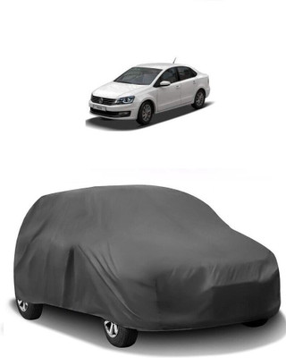 ARNEJA Car Cover For Volkswagen Vento (Without Mirror Pockets)(Grey)