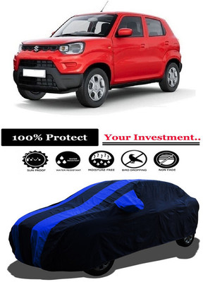Amexride Car Cover For Maruti Suzuki S-Presso STD Opt Petrol (With Mirror Pockets)(Multicolor)