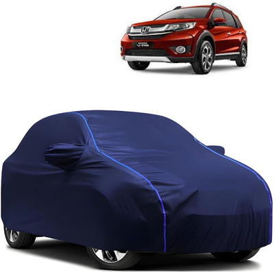 WSK Car Cover For Honda WRV Edge Edition i-DTEC S Diesel (With Mirror Pockets)(Blue)