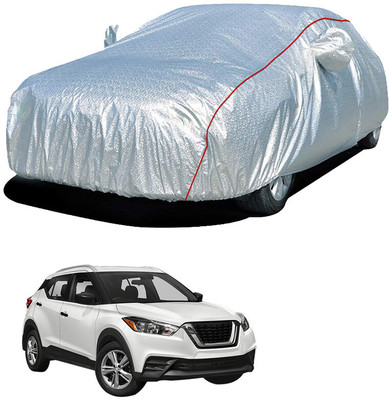 SS FOR YOUR SMART NEEDS Car Cover For Nissan Kicks (With Mirror Pockets)(Silver, For 2019 Models)