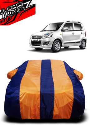 J S R Car Cover For Maruti Suzuki Wagon R 1.1L 16V (With Mirror Pockets)(Orange, Blue)