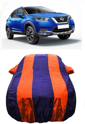 Wegather Car Cover For Nissan Kicks XL 1.5 D (With Mirror Pockets)(Orange)