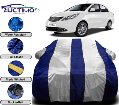 AUCTIMO Car Cover For Tata Manza (With Mirror Pockets)(Multicolor)