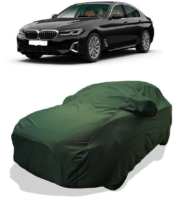 Coxtor Car Cover For BMW 5 Series 520d Luxury Line Diesel (With Mirror Pockets)(Gold)