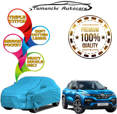 Tamanchi Autocare Car Cover For Renault Triber (With Mirror Pockets)(Blue)