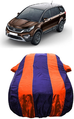 Wegather Car Cover For Tata Hexa XMA Diesel (With Mirror Pockets)(Orange)