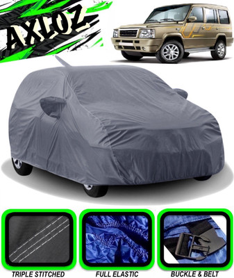 AXLOZ Car Cover For Tata Sumo Gold (With Mirror Pockets)(Grey)