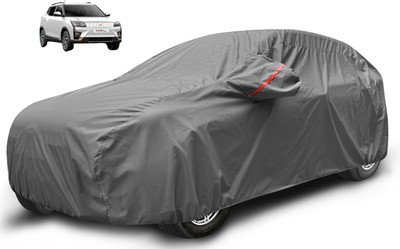 MOCKHE Car Cover For Mahindra XUV400 (With Mirror Pockets)(Grey)