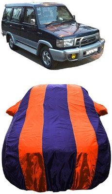 Wegather Car Cover For Toyota Qualis GS C5 (With Mirror Pockets)(Orange)