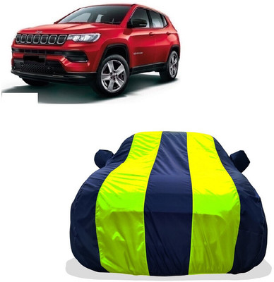 Tricway Car Cover For Jeep Compass Facelift (With Mirror Pockets)(Yellow)