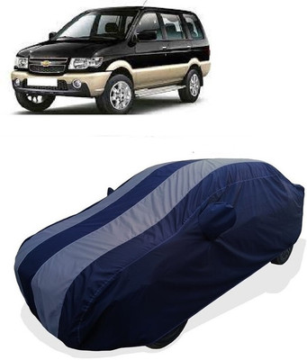 Coxtor Car Cover For Chevrolet Tavera Neo 3 LS 10 Seats BSIII (With Mirror Pockets)(Grey)
