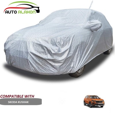 AUTO ALAXON Car Cover For Skoda Kushaq (With Mirror Pockets)(Silver)