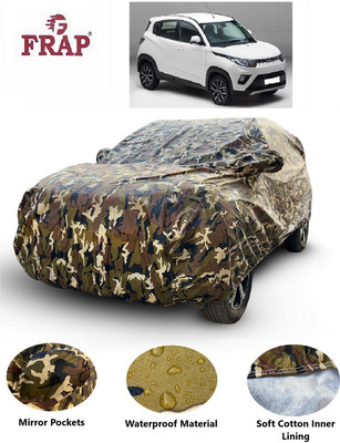 Frap Car Cover For Mahindra KUV100 (With Mirror Pockets)(Multicolor)