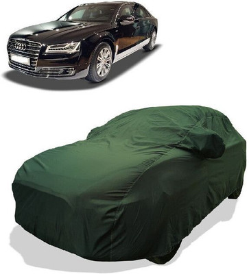 QLAX Car Cover For Maruti A8 L Security (With Mirror Pockets)(Gold)