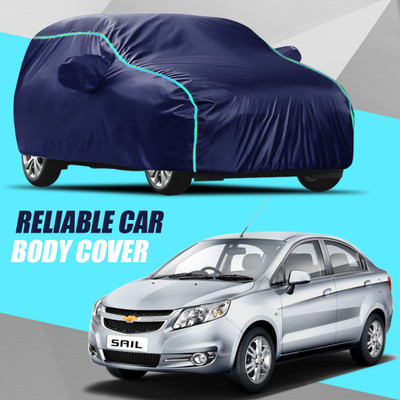 R Rayvin Star Car Cover For Chevrolet Sail (With Mirror Pockets)(Multicolor)